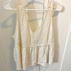 American Eagle lace V-neck tank